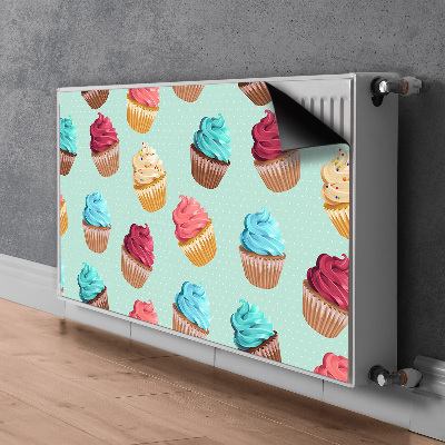 Magnet decorativ pentru calorifer Cupcakes de brioșă