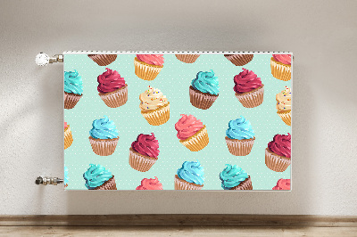 Magnet decorativ pentru calorifer Cupcakes de brioșă