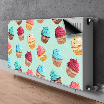 Magnet decorativ pentru calorifer Cupcakes de brioșă