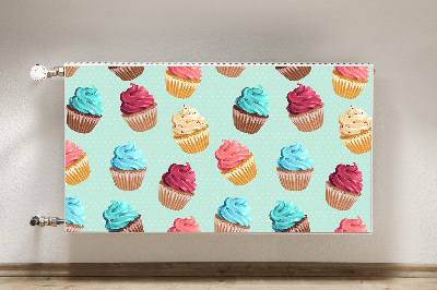 Magnet decorativ pentru calorifer Cupcakes de brioșă