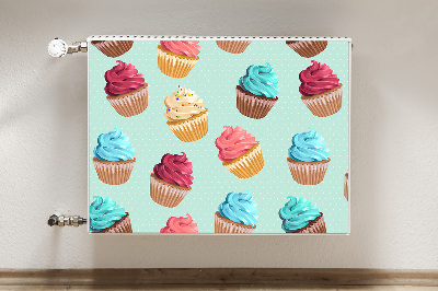 Magnet decorativ pentru calorifer Cupcakes de brioșă