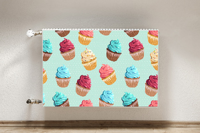 Magnet decorativ pentru calorifer Cupcakes de brioșă