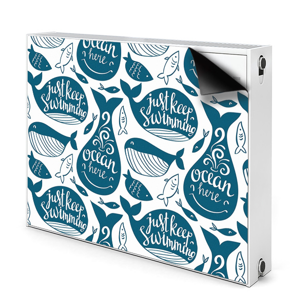 Magnet decorativ pentru calorifer Balene