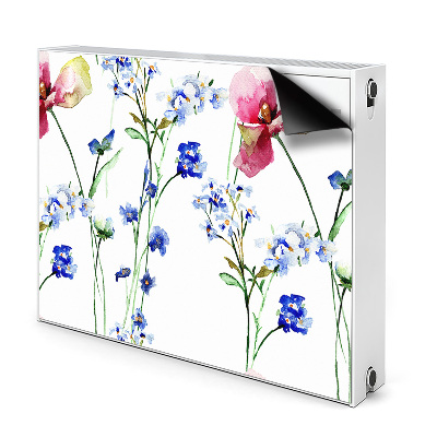 Magnet decorativ pentru calorifer Flori pictate