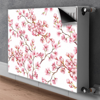 Magnet decorativ pentru calorifer Flori de cireș