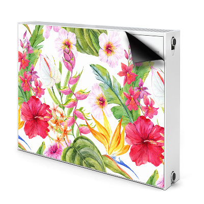 Magnet decorativ pentru calorifer Hibiscus exotic