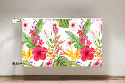 Magnet decorativ pentru calorifer Hibiscus exotic