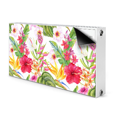 Magnet decorativ pentru calorifer Hibiscus exotic