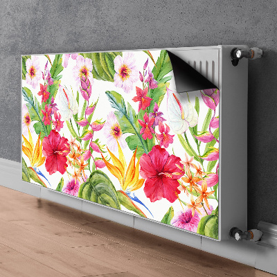 Magnet decorativ pentru calorifer Hibiscus exotic