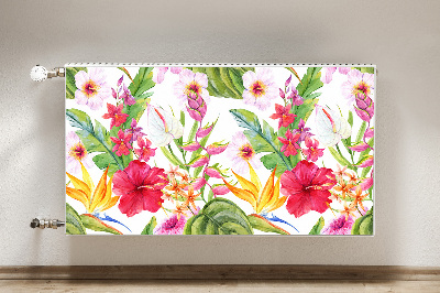 Magnet decorativ pentru calorifer Hibiscus exotic