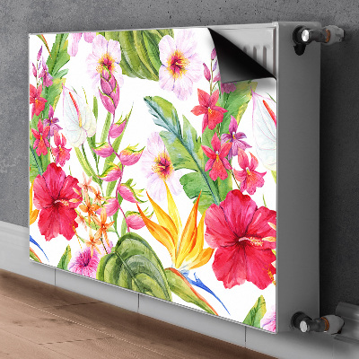 Magnet decorativ pentru calorifer Hibiscus exotic