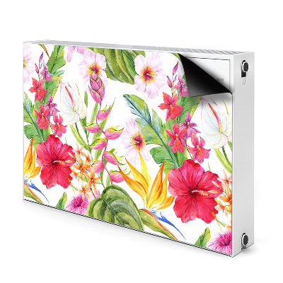 Magnet decorativ pentru calorifer Hibiscus exotic