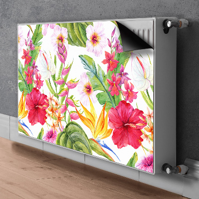 Magnet decorativ pentru calorifer Hibiscus exotic