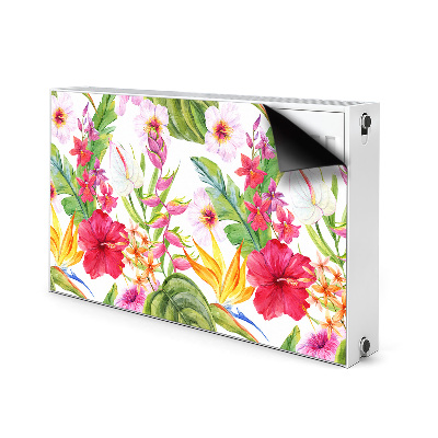 Magnet decorativ pentru calorifer Hibiscus exotic