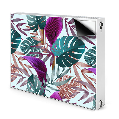 Magnet decorativ pentru calorifer Frunze tropicale