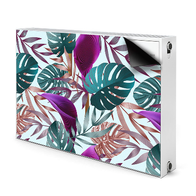 Magnet decorativ pentru calorifer Frunze tropicale