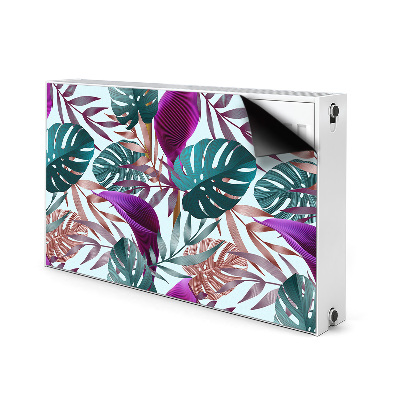 Magnet decorativ pentru calorifer Frunze tropicale