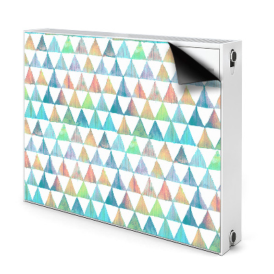 Magnet decorativ pentru calorifer Triunghiuri geometrice