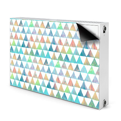 Magnet decorativ pentru calorifer Triunghiuri geometrice