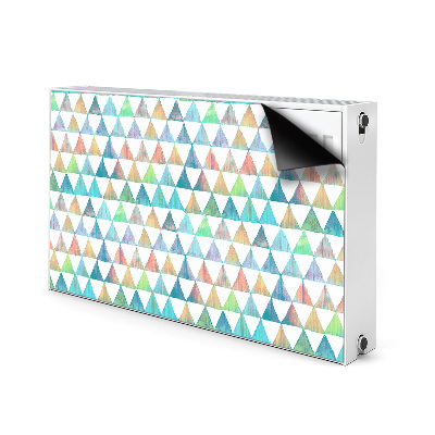 Magnet decorativ pentru calorifer Triunghiuri geometrice