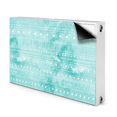 Magnet decorativ pentru calorifer Turcoaz geometric