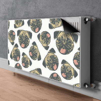 Magnet decorativ pentru calorifer Pugs