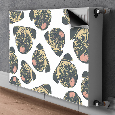 Magnet decorativ pentru calorifer Pugs