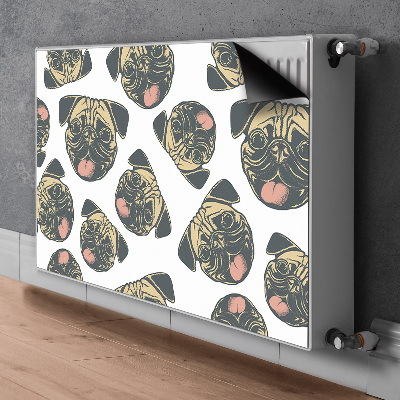 Magnet decorativ pentru calorifer Pugs