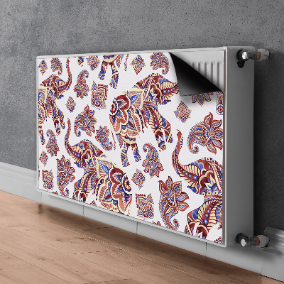 Capac decorativ pentru calorifer Elefant paisley