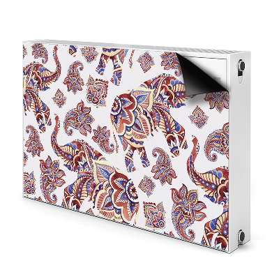 Capac decorativ pentru calorifer Elefant paisley