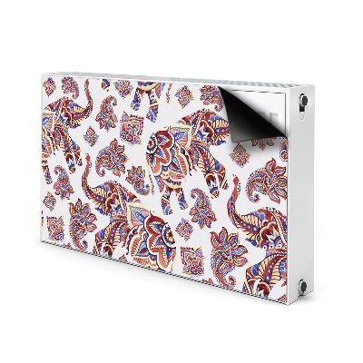 Capac decorativ pentru calorifer Elefant paisley