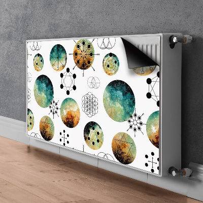 Magnet decorativ pentru calorifer Model galactic