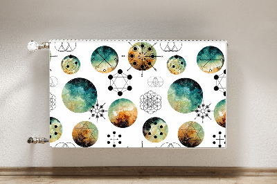 Magnet decorativ pentru calorifer Model galactic