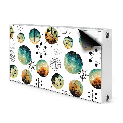 Magnet decorativ pentru calorifer Model galactic