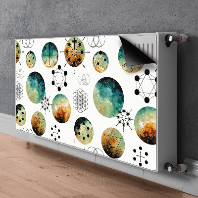 Magnet decorativ pentru calorifer Model galactic