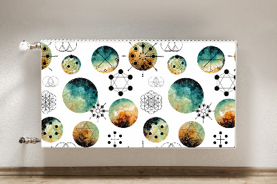 Magnet decorativ pentru calorifer Model galactic