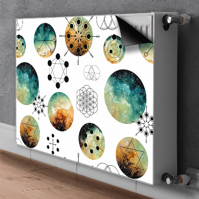 Magnet decorativ pentru calorifer Model galactic