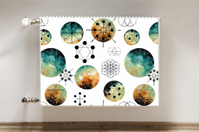 Magnet decorativ pentru calorifer Model galactic