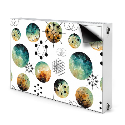 Magnet decorativ pentru calorifer Model galactic