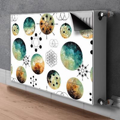 Magnet decorativ pentru calorifer Model galactic