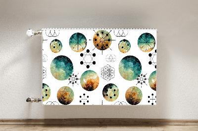 Magnet decorativ pentru calorifer Model galactic