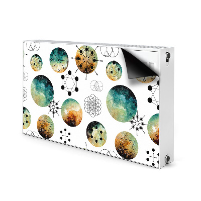 Magnet decorativ pentru calorifer Model galactic