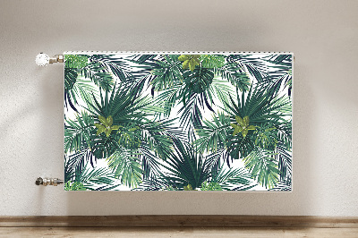 Magnet decorativ pentru calorifer Frunze tropicale