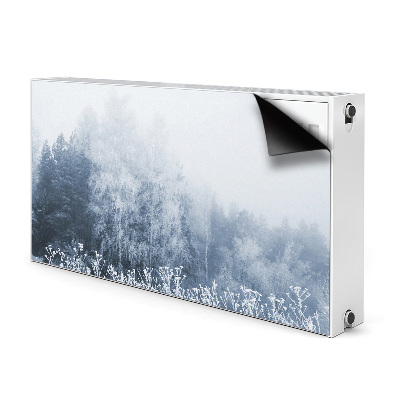 Magnet decorativ pentru calorifer Copaci de iarnă