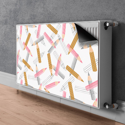 Capac decorativ pentru calorifer Creioane de model