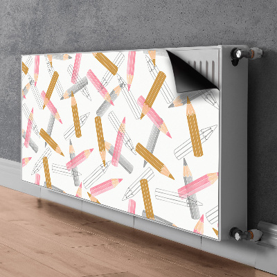 Capac decorativ pentru calorifer Creioane de model