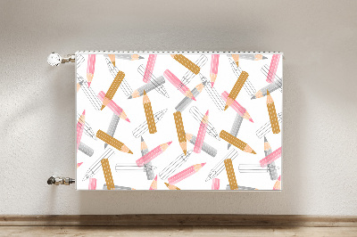 Capac decorativ pentru calorifer Creioane de model