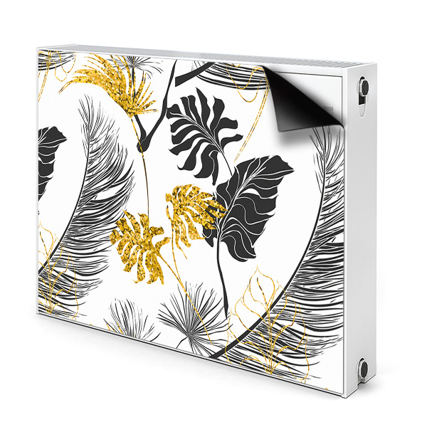 Magnet decorativ pentru calorifer Tropical auriu