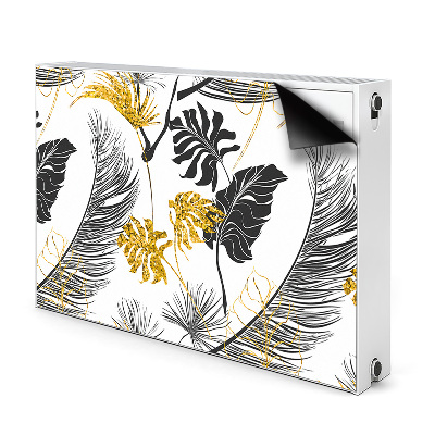 Magnet decorativ pentru calorifer Tropical auriu