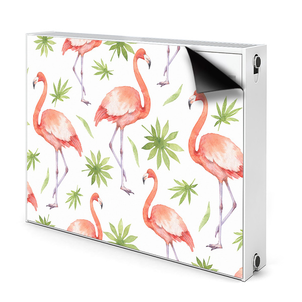 Magnet decorativ pentru calorifer Flamingos